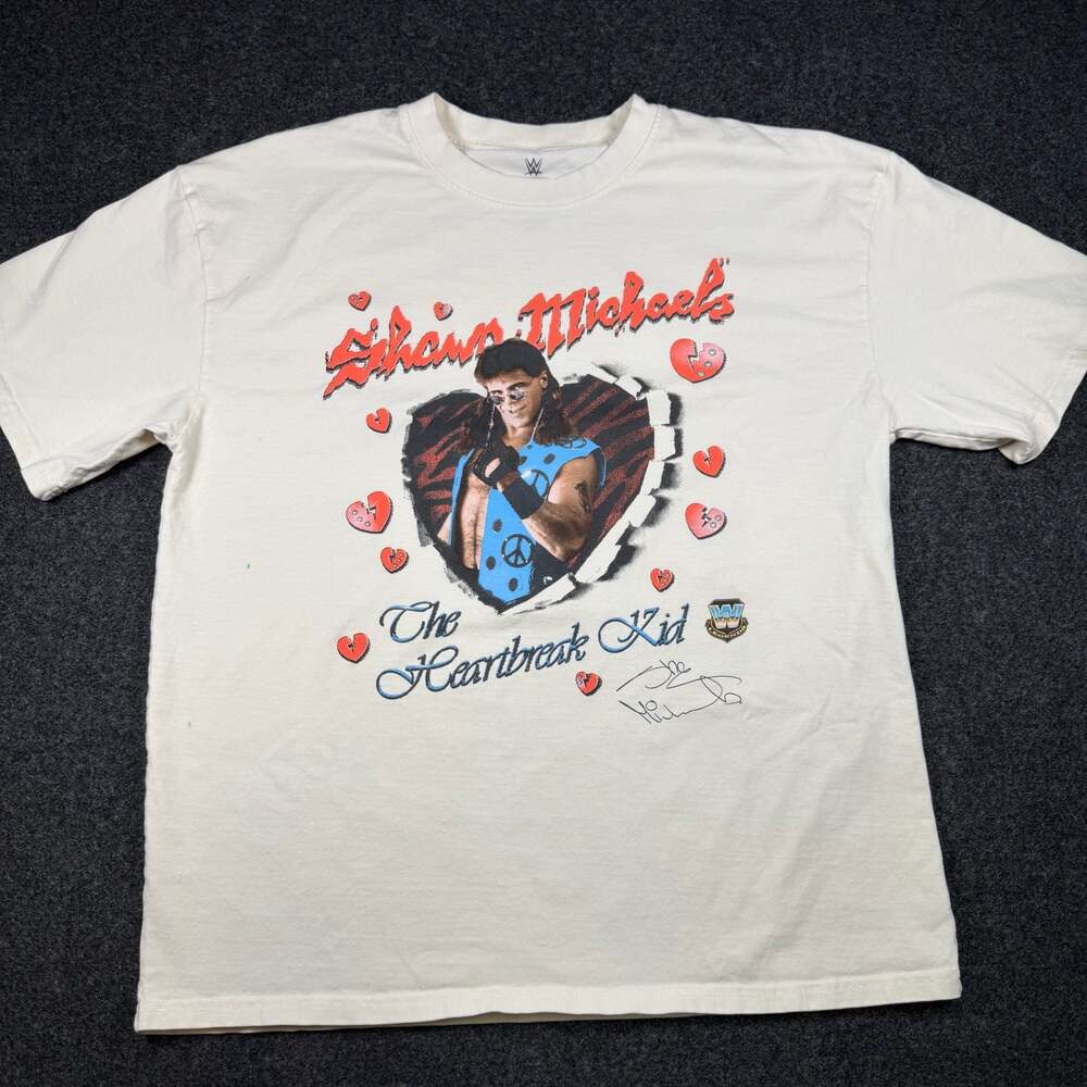 WWE Shawn Michaels The Heartbreak Kid Graphic T-Shirt